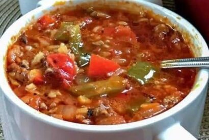 Thumbnail for Quick & Easy Stuffed Pepper Soup: A Cozy One-Pot Family Dinner