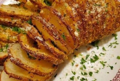 Thumbnail for Perfectly Sliced Baked Potatoes – Crispy, Golden and Delicious