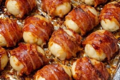Thumbnail for Cheddar-Stuffed BBQ Bacon Bombs – Crispy, Cheesy & Irresistible