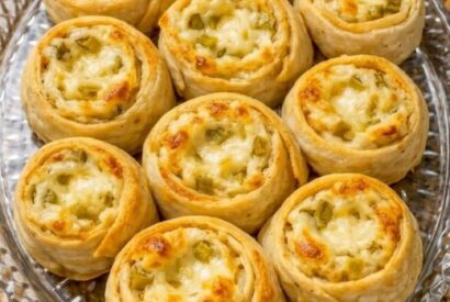 Thumbnail for Cheesy Jalapeño Pinwheels – Easy Crispy Party Appetizer