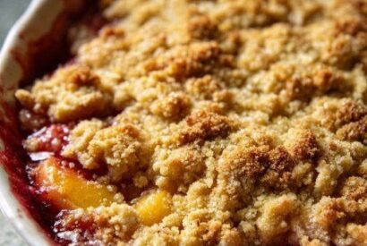 Thumbnail for Easy Plum and Apricot Crumble