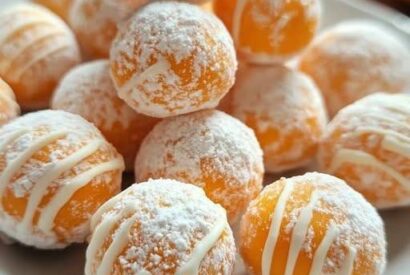 Thumbnail for No-Bake Orange White Chocolate Truffles