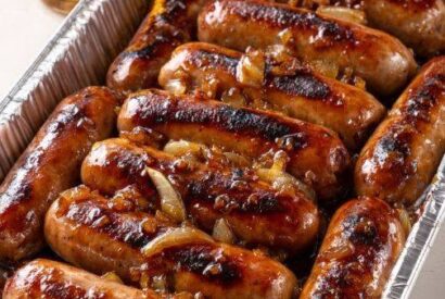 Thumbnail for Modern Oven-Baked Bratwurst with Potatoes, Apples & Mustard