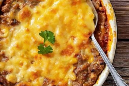 Thumbnail for Cheesy Ground Beef Casserole