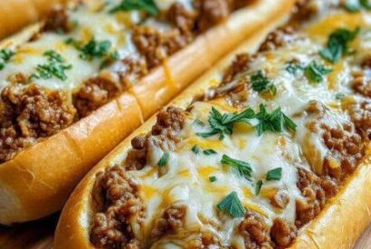 Thumbnail for Sloppy Joe Garlic Bread – A Cheesy, Saucy Family Dinner
