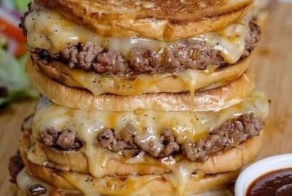 Thumbnail for Delicious Patty Melts with Secret Sauce – Crispy, Cheesy, and Juicy